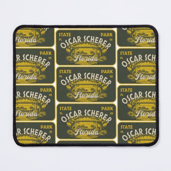 Item preview, Oscar Scherer State Park, Sarasota County, Florida, badge design designed and sold by Wanderful-roads.