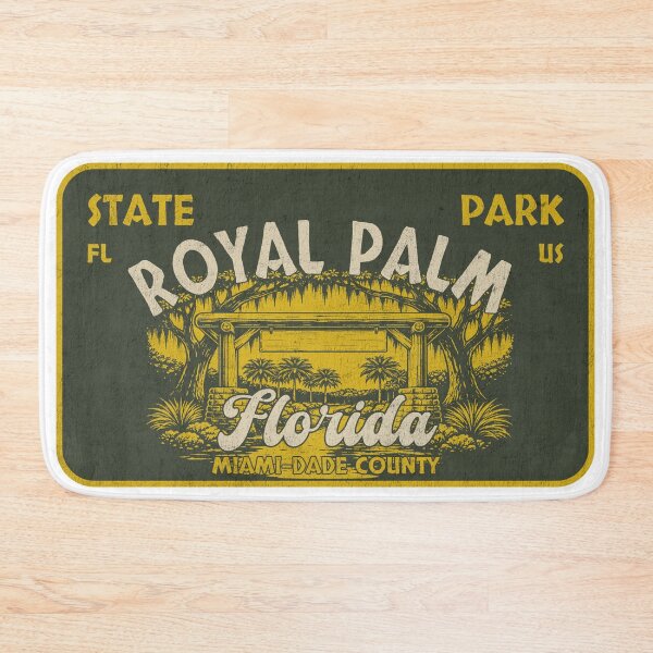 Item preview, Royal Palm State Park, Miami-Dade County, Florida, badge design designed and sold by Wanderful-roads.