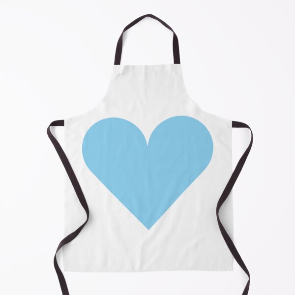 Item preview, Single BABY BLUE LOVE HEART on a WHITE Background designed and sold by RachelMacht.