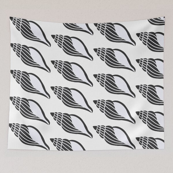 Item preview, Elegant Linework Shell Art  designed and sold by BetweenForms.