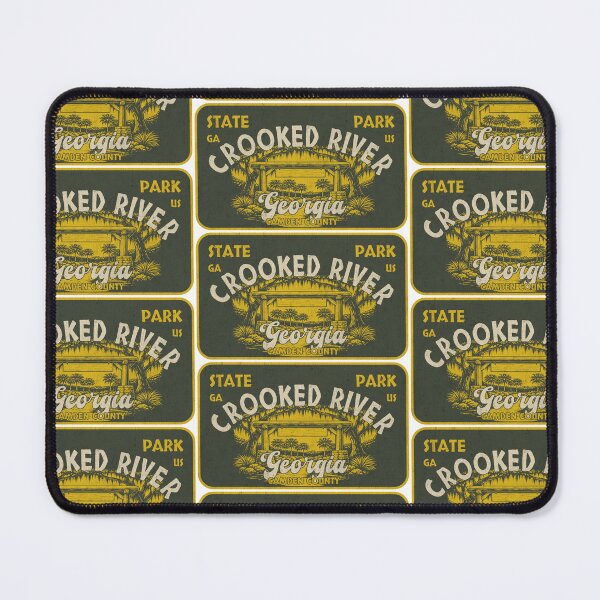 Item preview, Crooked River State Park, Camden County, Georgia, badge design designed and sold by Wanderful-roads.
