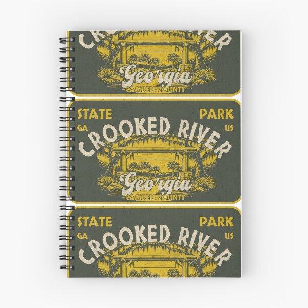 Item preview, Crooked River State Park, Camden County, Georgia, badge design designed and sold by Wanderful-roads.
