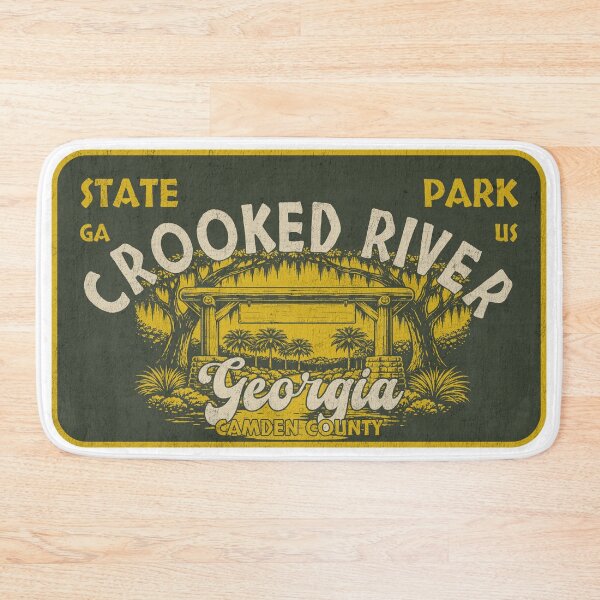 Item preview, Crooked River State Park, Camden County, Georgia, badge design designed and sold by Wanderful-roads.