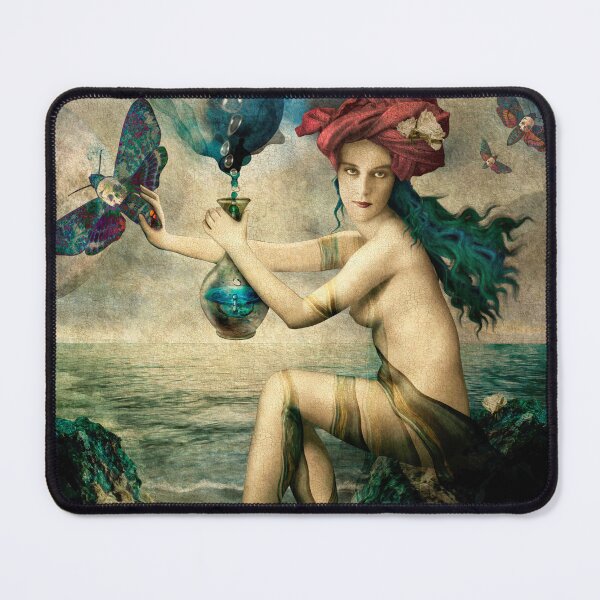 Item preview, Dark Academia Sea Witch - Vintage Tarot Art designed and sold by MarCanton.