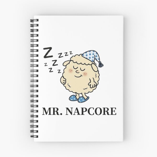 Item preview, Mr Napcore Character Funny Comic Blue Sheep Animal Meme Tiktok Book designed and sold by SamiraArts.