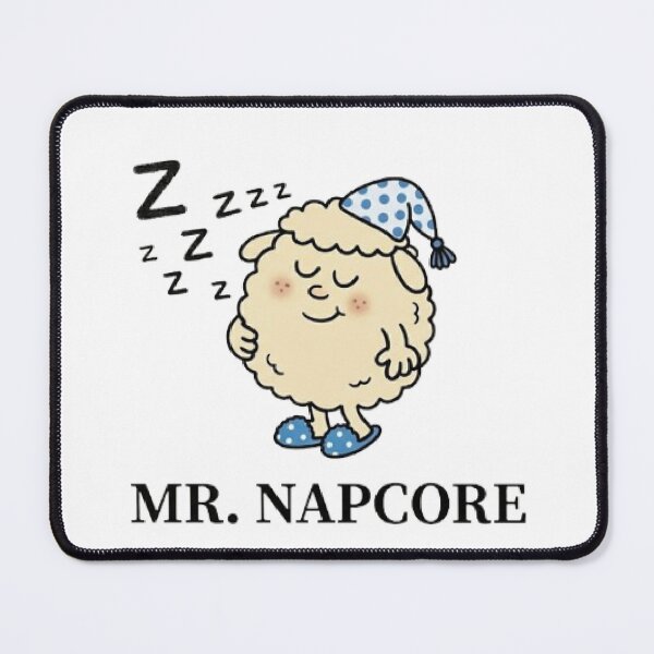 Item preview, Mr Napcore Character Funny Comic Blue Sheep Animal Meme Tiktok Book designed and sold by SamiraArts.