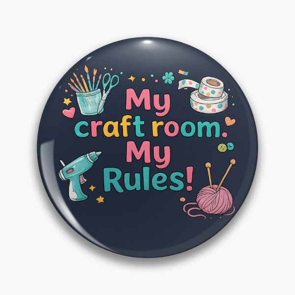 Item preview, My Craft Room My Rules – Cute Colorful Crafting Lover Design designed and sold by blankTeeShirt.