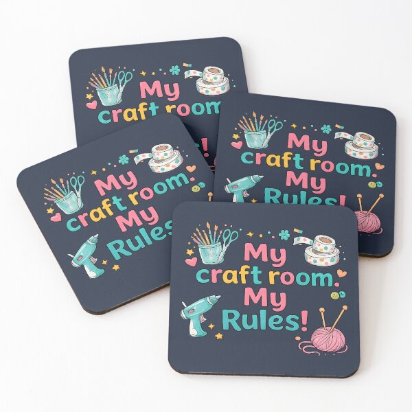 Item preview, My Craft Room My Rules – Cute Colorful Crafting Lover Design designed and sold by blankTeeShirt.
