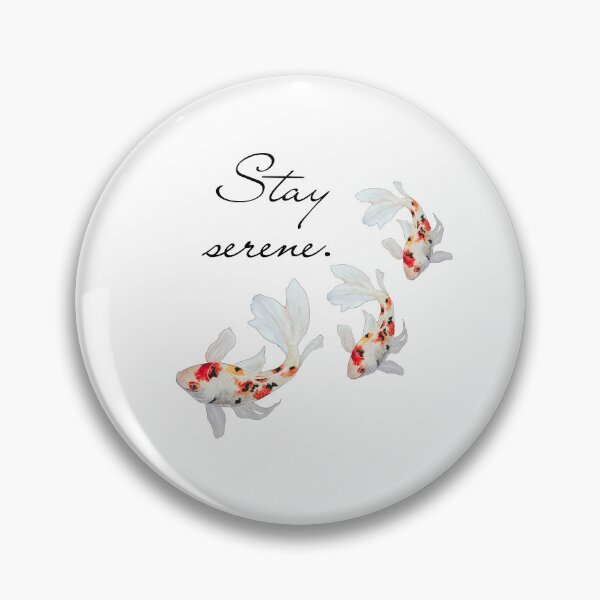 Item preview, Koi fish, stay serene designed and sold by OnaleeNicklinArt.