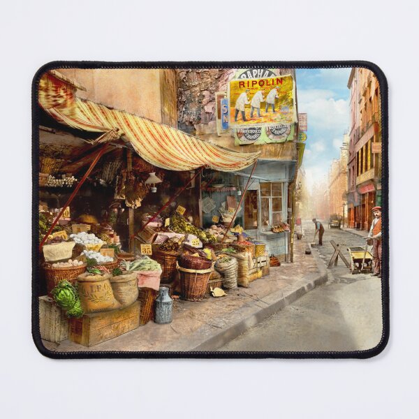 Item preview, City - Paris, France - The vegetable seller 1898 designed and sold by Mike Savad Photography.
