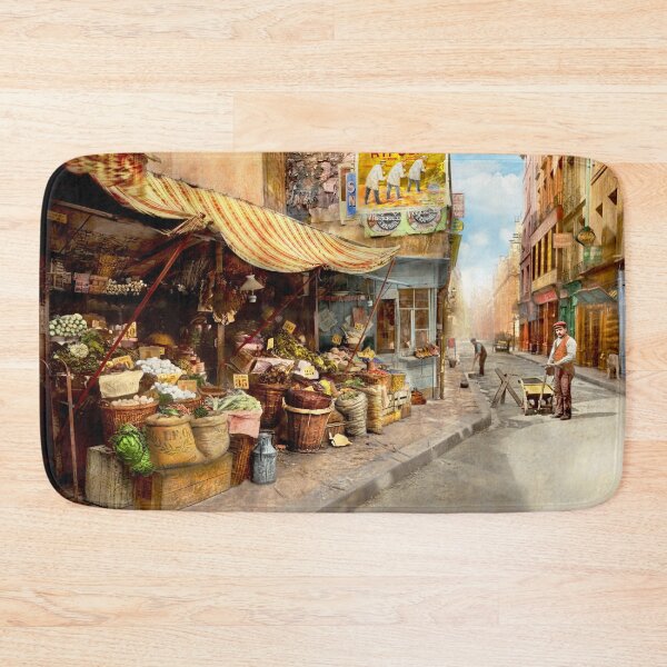 Item preview, City - Paris, France - The vegetable seller 1898 designed and sold by Mike Savad Photography.