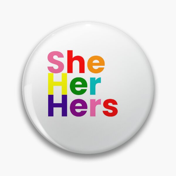 Item preview, She Her Hers Pronouns designed and sold by New York Doodle.