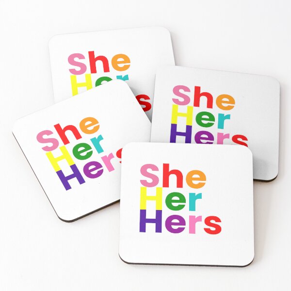 Item preview, She Her Hers Pronouns designed and sold by New York Doodle.