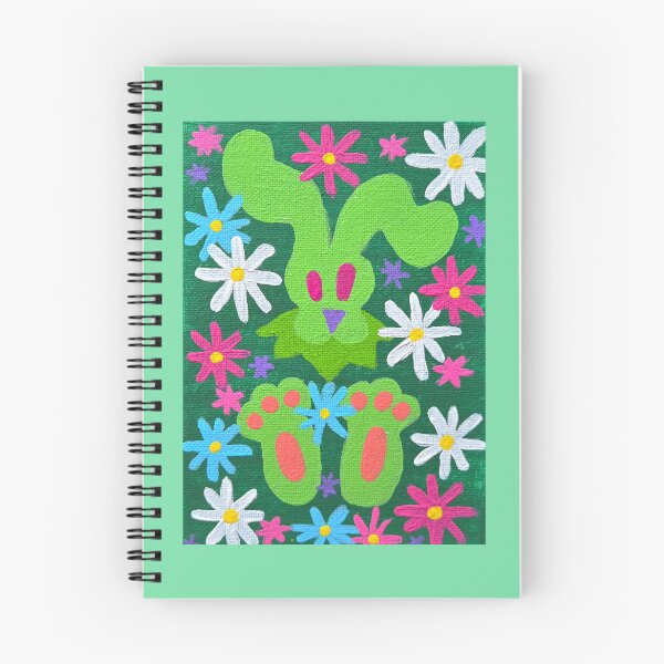 Item preview, Greenz the Bunny in Flowers Painting - 2026 designed and sold by Princess Davy's Shop.
