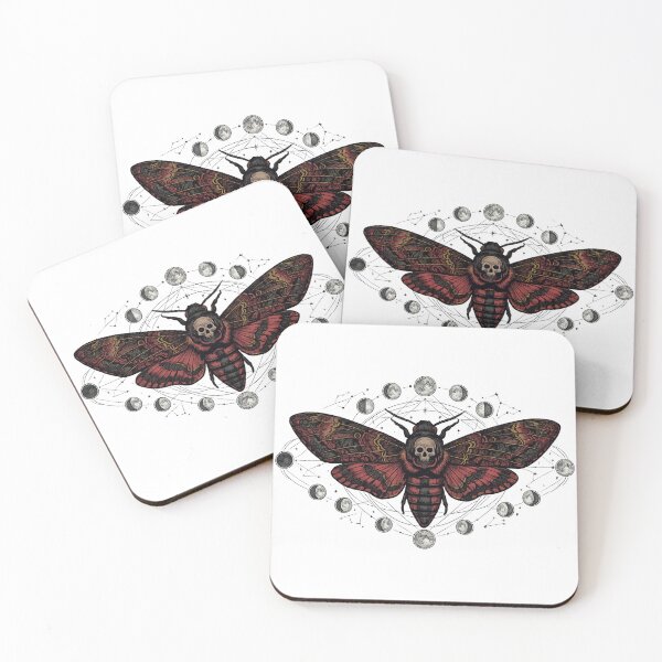 Item preview, Gothic Death's-Head Hawkmoth designed and sold by krish-prints.