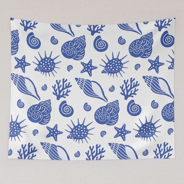 Item preview, Ocean Blue Seashell  designed and sold by BetweenForms.
