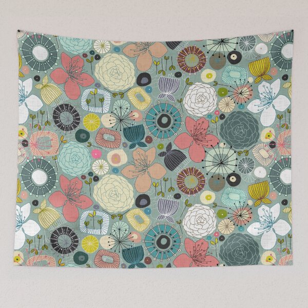 Item preview, oriental blooms designed and sold by scrummy.
