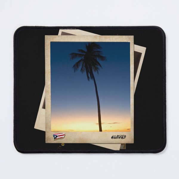 Item preview, Sunset palm tree at Puerto Rico designed and sold by OneKaasarts.