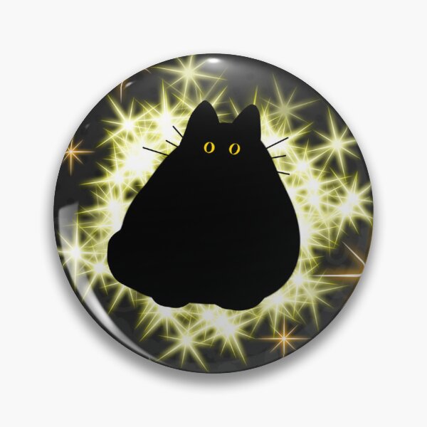 Item preview, Stardust Blob Cat Black Cat designed and sold by Crowsdance.