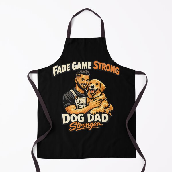 Item preview, Barber Dog Dad – Fade Game Strong Dog Dad Stronger – Golden Retriever Barber Illustration, Clean Fade Haircut Gift for Dog Lovers designed and sold by Ladys-Gents.