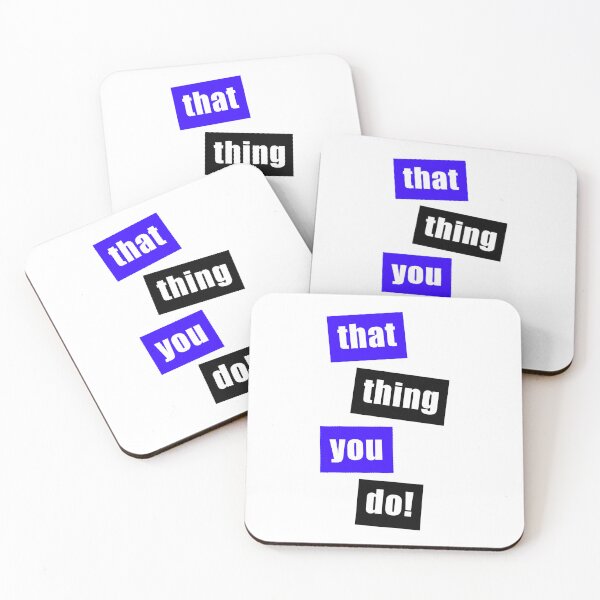 Item preview, That Thing You Do Blue and Black designed and sold by Normbot2000.