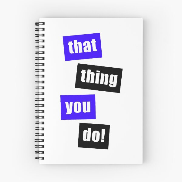 Item preview, That Thing You Do Blue and Black designed and sold by Normbot2000.