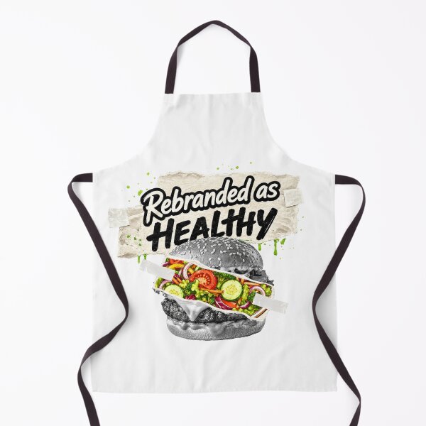 Item preview, Healthy Burger Food Humor designed and sold by Strawberry Studio Arts.