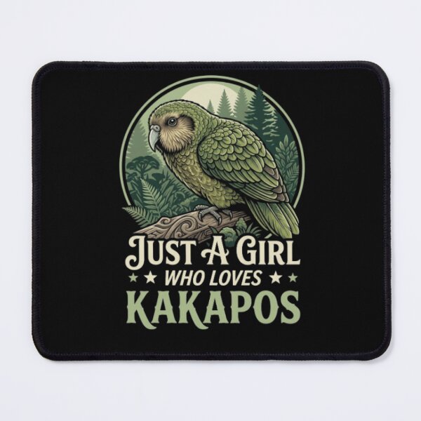 Item preview, Just a Girl Who Loves Kakapos Pure Forest Soul T_shirt designed and sold by happyshirt27.
