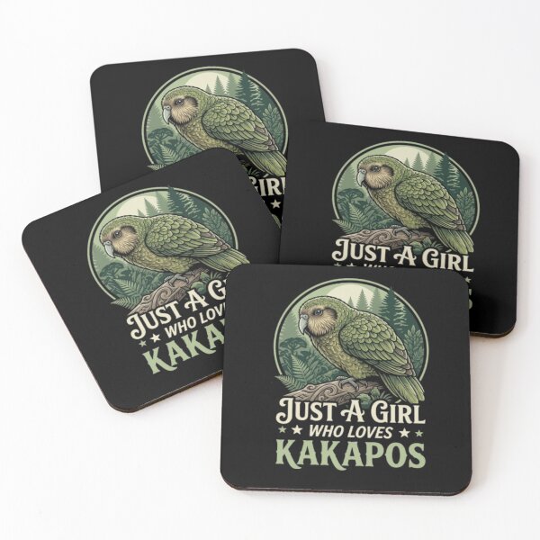 Item preview, Just a Girl Who Loves Kakapos Pure Forest Soul T_shirt  designed and sold by happyshirt27.