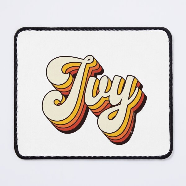 Item preview, Ivy Name Retro 70s Vintage design designed and sold by Teelogic.