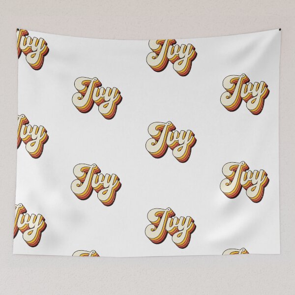Item preview, Ivy Name Retro 70s Vintage design designed and sold by Teelogic.