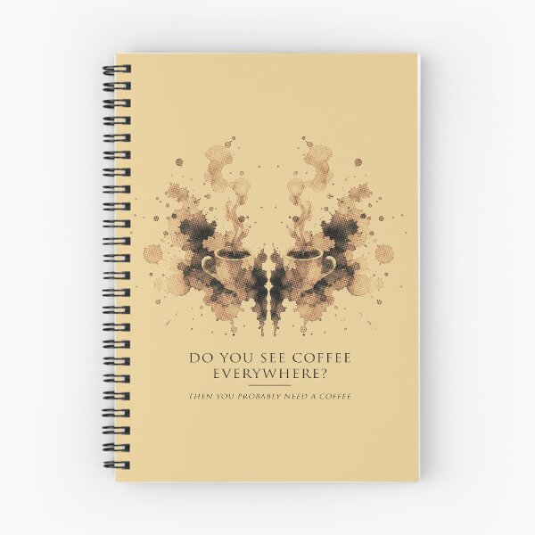 Item preview, Do You See Coffee Everywhere? – Minimal Rorschach Coffee Art Print designed and sold by sandoor.
