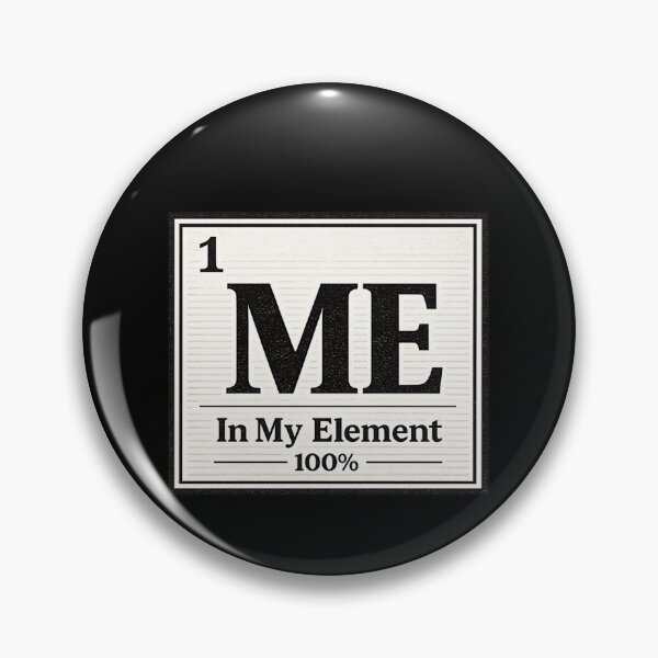 Artikelvorschau, Ich in meinem Element Minimalistische Typografie Humor entworfen und verkauft von PunchDrop.