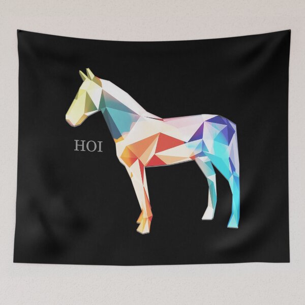 Item preview, Geo Horse multiColor designed and sold by HOI-Universe.