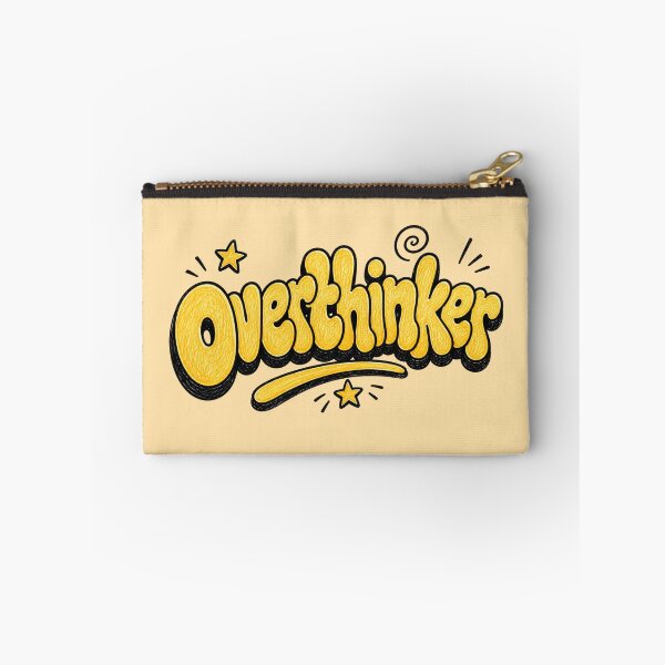 Item preview, Overthinker – Retro Mental Health Aesthetic Typography Design designed and sold by TheStephanieRome.