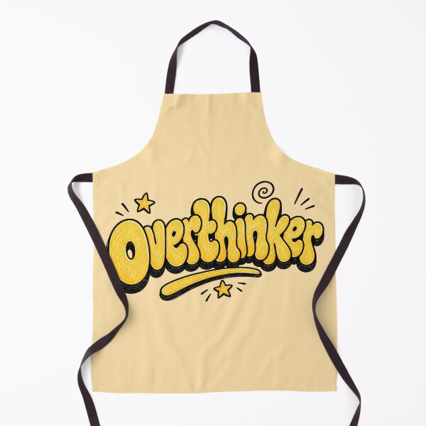 Item preview, Overthinker – Retro Mental Health Aesthetic Typography Design designed and sold by TheStephanieRome.