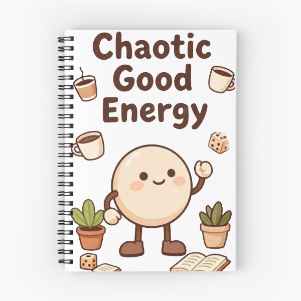 Item preview, Chaotic Good Energy Cute Kawaii Character designed and sold by NeonSketch Lab.