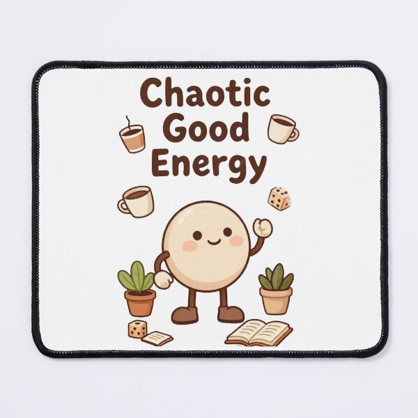 Item preview, Chaotic Good Energy Cute Kawaii Character designed and sold by NeonSketch Lab.