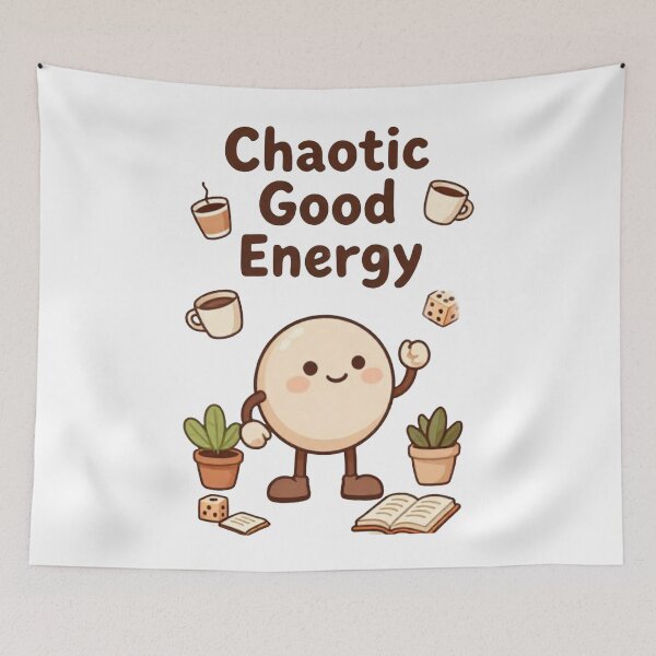 Item preview, Chaotic Good Energy Cute Kawaii Character designed and sold by NeonSketch Lab.