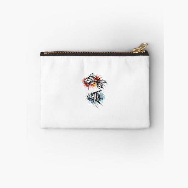 Item preview, Sketch fish with Watercolor Ink Splashes designed and sold by MolinezjArt.
