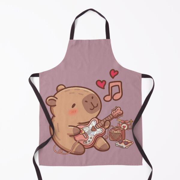Item preview, Rockstar Capybara Love Ballad designed and sold by sanorastyle.