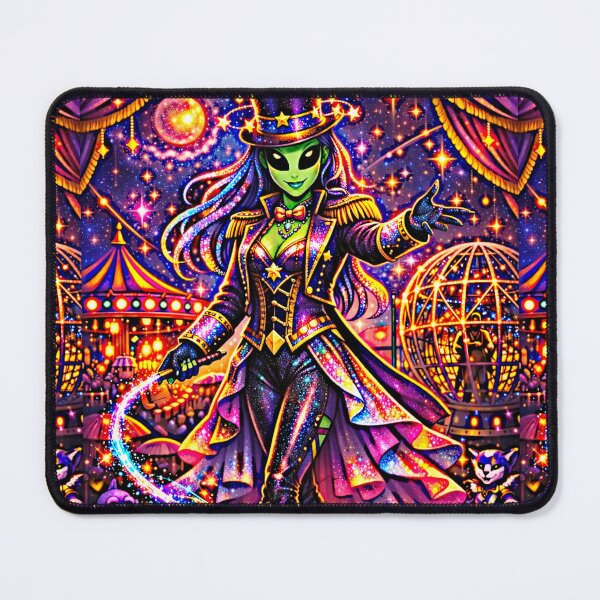 Item preview, Zyra the Ringmaster | Cosmic Carnival Alien Ringmaster Art designed and sold by LuxuryApparels.