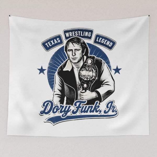 Item preview, Dory Funk Jr. Texas Wrestling Legend Vintage Tribute Tee designed and sold by The Irish Whip.