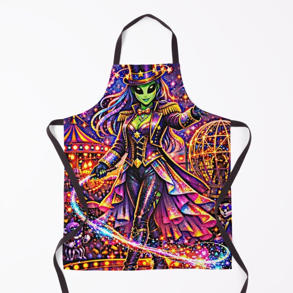 Item preview, Zyra the Ringmaster | Cosmic Carnival Alien Ringmaster Art designed and sold by LuxuryApparels.