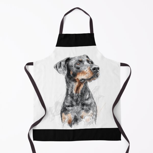 Item preview, Doberman pinscher doggie illustration designed and sold by Roxane Bay.