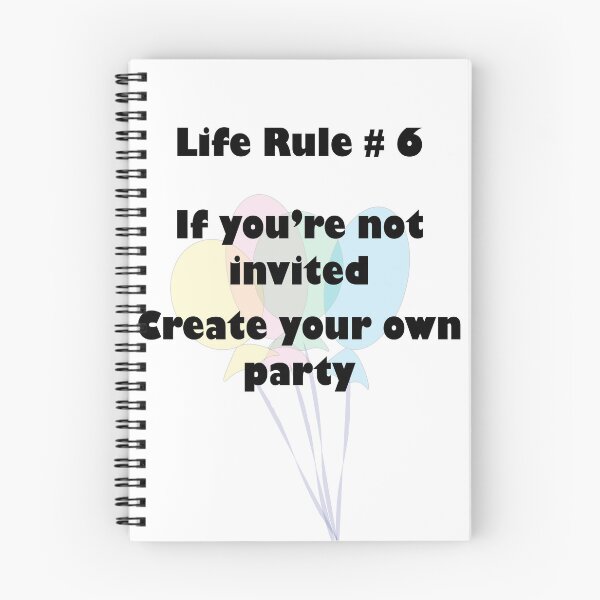 Item preview, Life Rule # 6 designed and sold by The Colorful Daisy.
