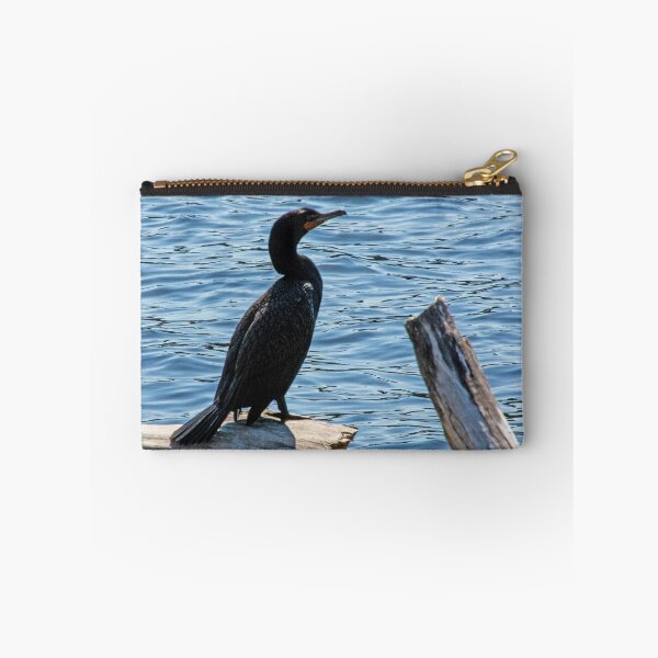 Item preview, Comorant Bird Posing on Driftwood designed and sold by Ruth Curtis.