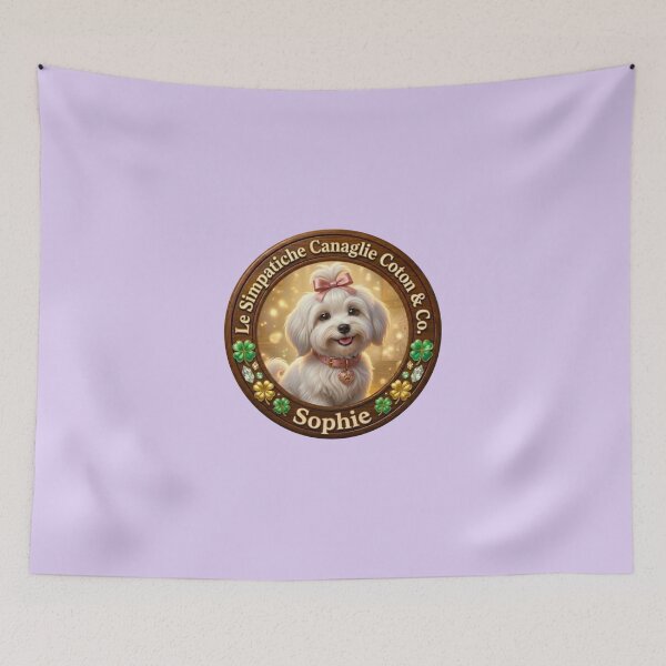 Item preview, I Coton Detectives: Sophie Logo Lilla Lavanda-Le Simpatiche Canaglie Coton & Co. designed and sold by Le Simpatiche Canaglie Coton & Co..