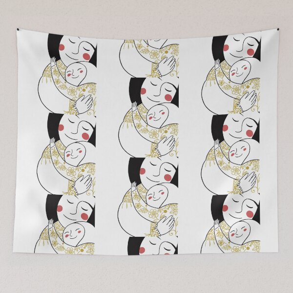 Item preview, Mother’s Folk Embrace designed and sold by colorfulglee.