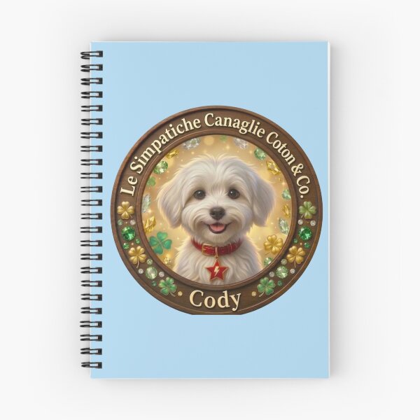 Item preview, I Coton Detectives: Cody Logo Azzurro Cielo-Le Simpatiche Canaglie Coton & Co. designed and sold by Le Simpatiche Canaglie Coton & Co..
